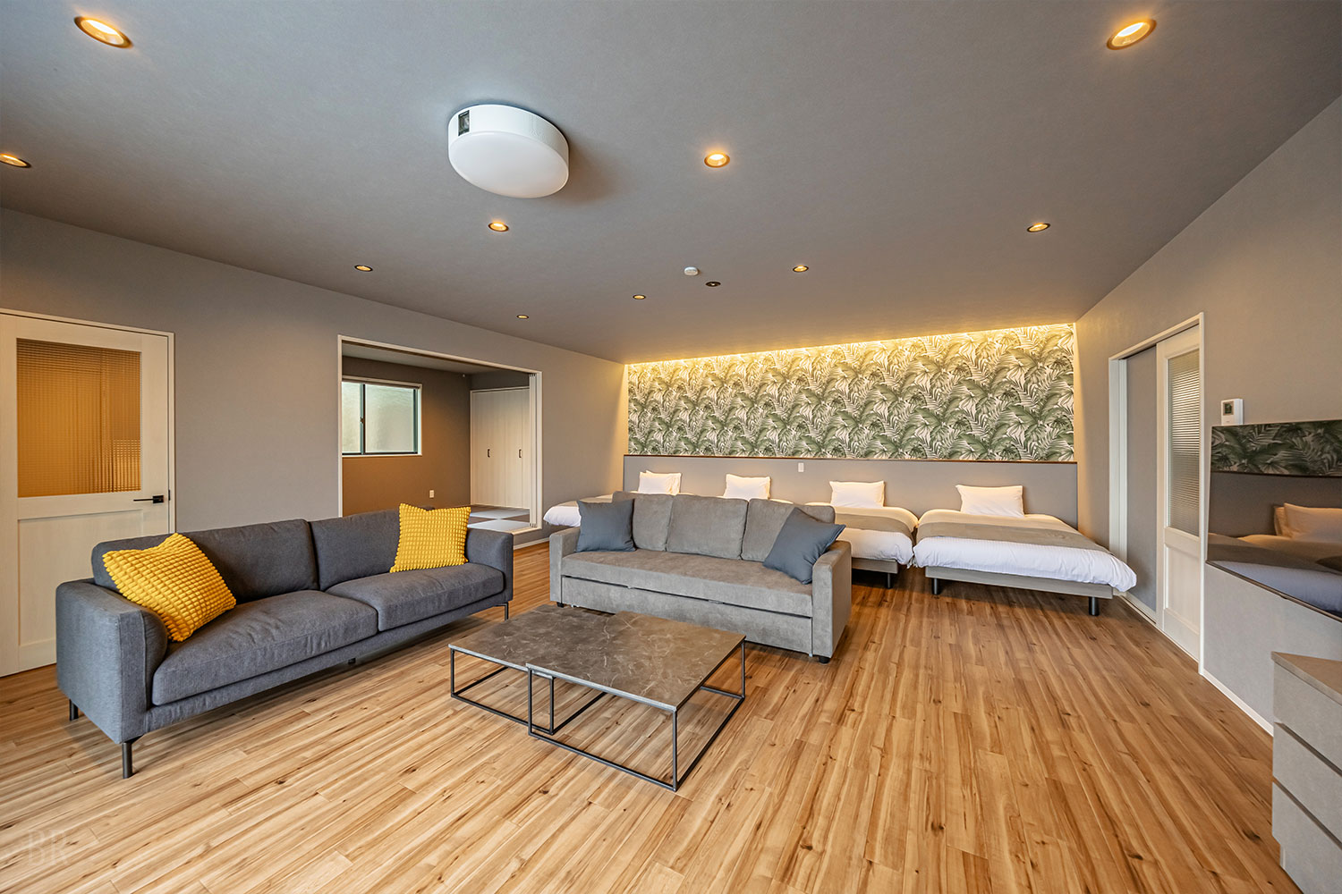最大8名まで宿泊可能